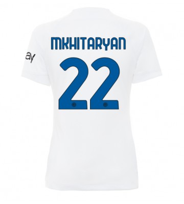 Inter Milan Henrikh Mkhitaryan #22 Replika Udebanetrøje Dame 2023-24 Kortærmet